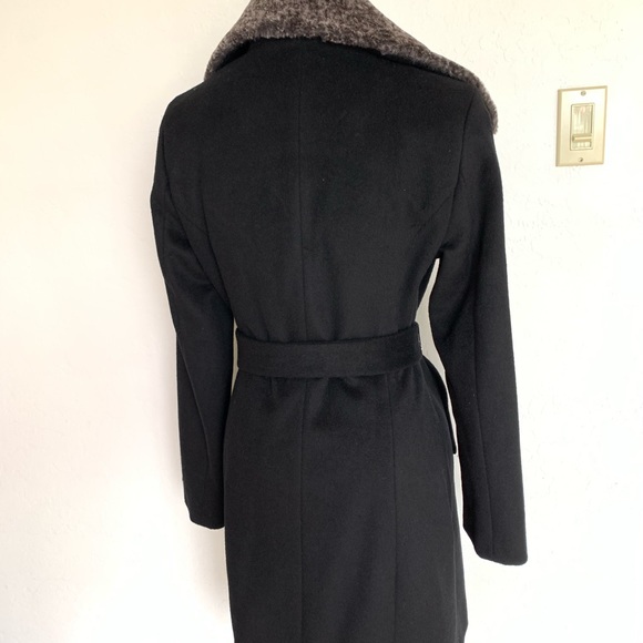 CALVIN KLEIN Wool blend Belted Coat - Picture 4 of 9